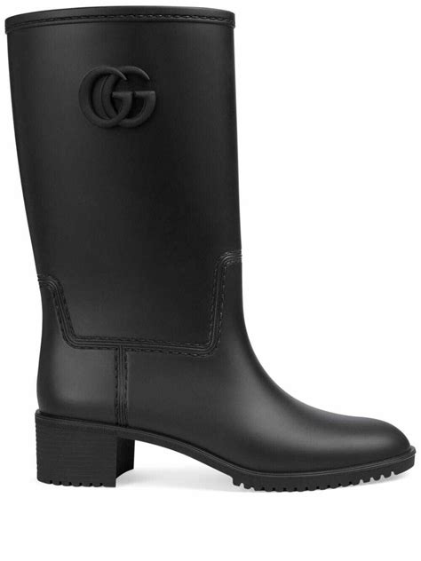 rubber boots gucci